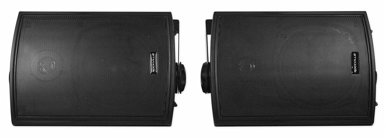 10 Rockville HP5S Black 5.25" Outdoor/Indoor Home Theater Patio Swivel Speakers