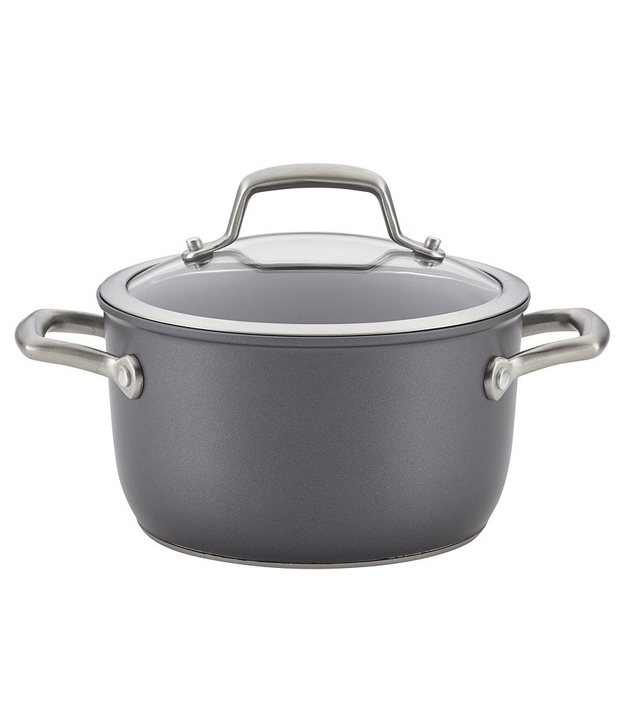 Anolon Accolade Hard-Anodized Precision Forge 3.5-Quart Saucepot