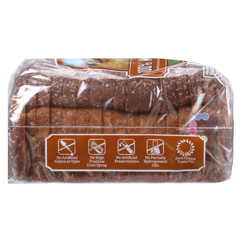 Franz Oregon Trail 100% Whole Wheat Sandwich Bread - 26oz