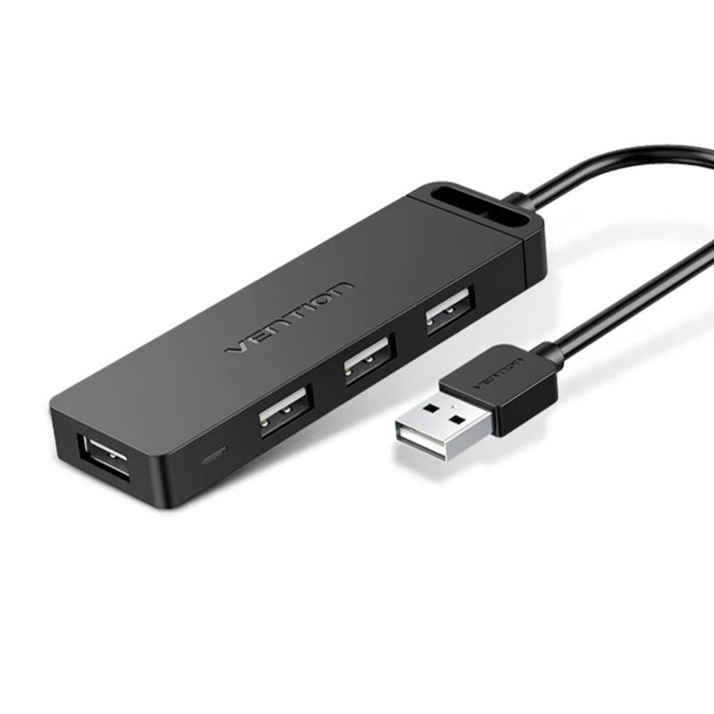 Yijianxi 4-Port USB 2.0 Ultra Slim Data Hub USB Flash Drives