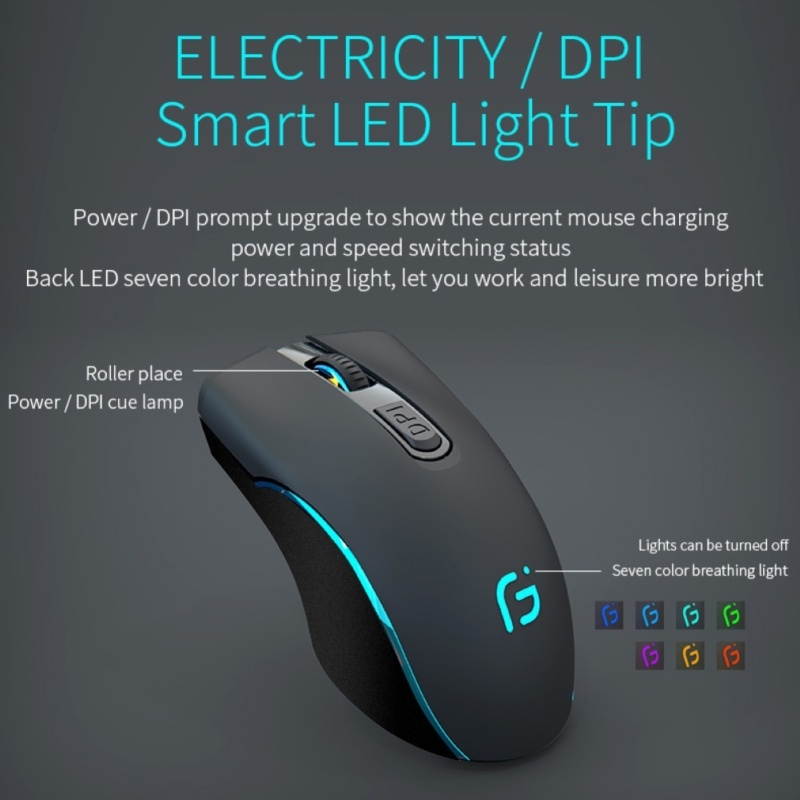 X8 2.4G Bluetooth Dual Mode Wireless Hollow-out Mouse for Laptops Computers