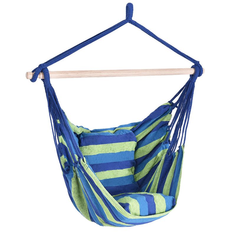 Key West Quilted Stripe Hammock - Blue