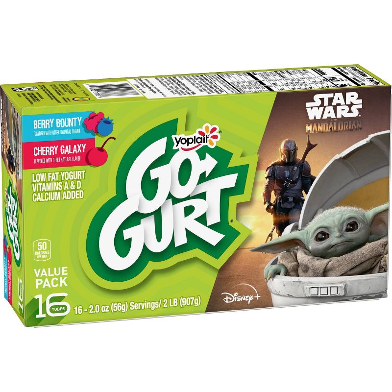 Yoplait Go-Gurt Berry and Cherry Low Fat Kids' Yogurt Tubes - 16pk/2oz Tubes