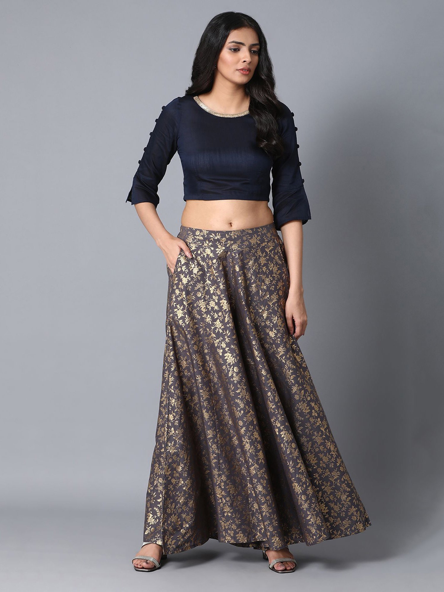 Elleven Grey Palazzos