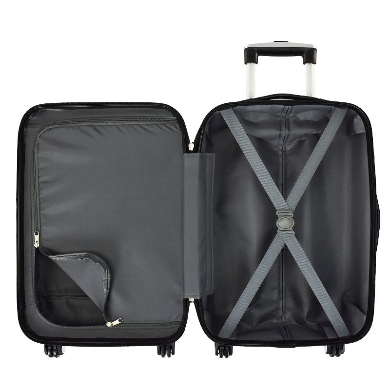 Elite Luggage 3pc Hardside Spinner Luggage Set - Teal