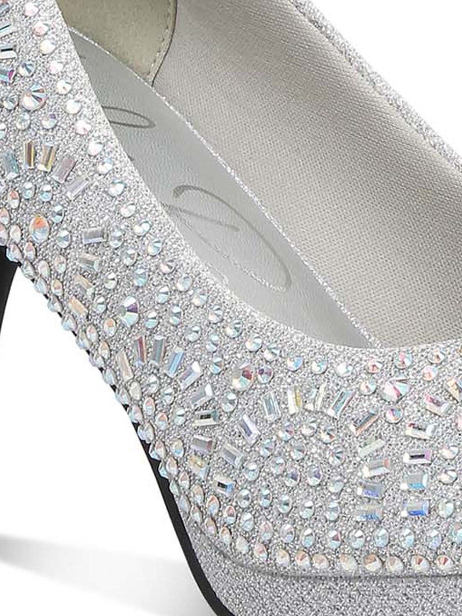 London Rag Women's Silver Stiletto Pumps