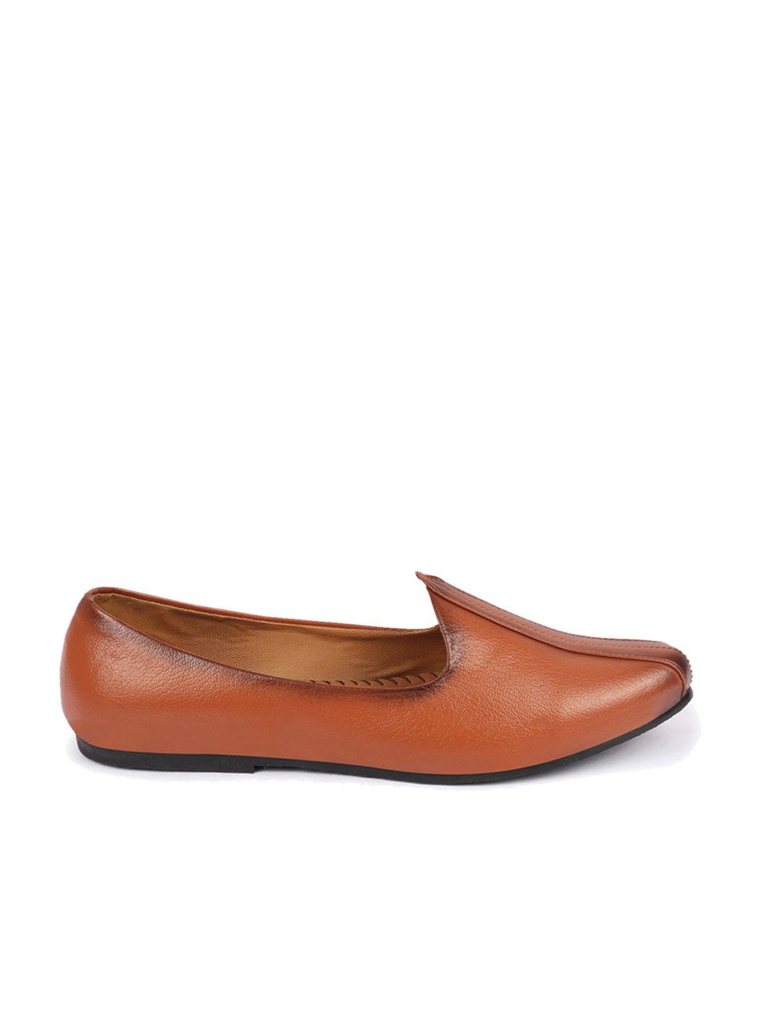 Fausto Men's Tan Casual Juttis