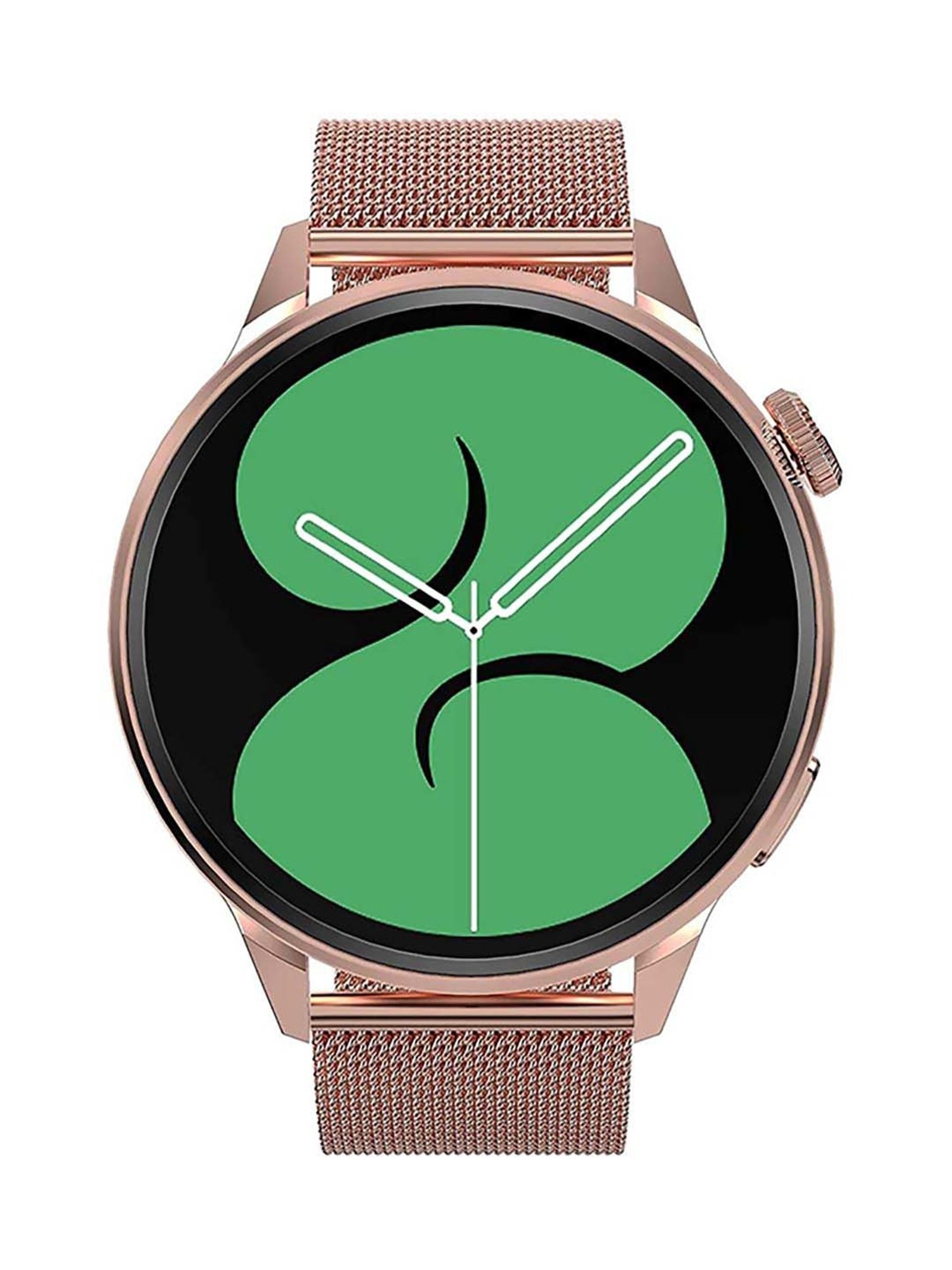 IZI Smart Plus Calling GPS NFC Smartwatch with Steel Band (Rose Gold)