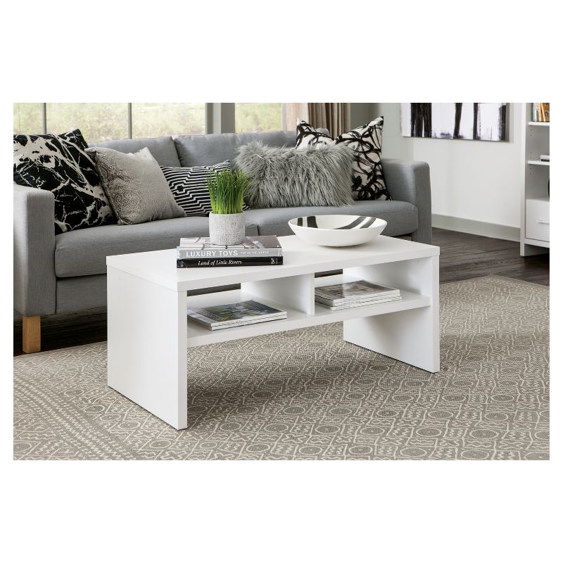 Storage Furniture Coffee Table - White - ClosetMaid