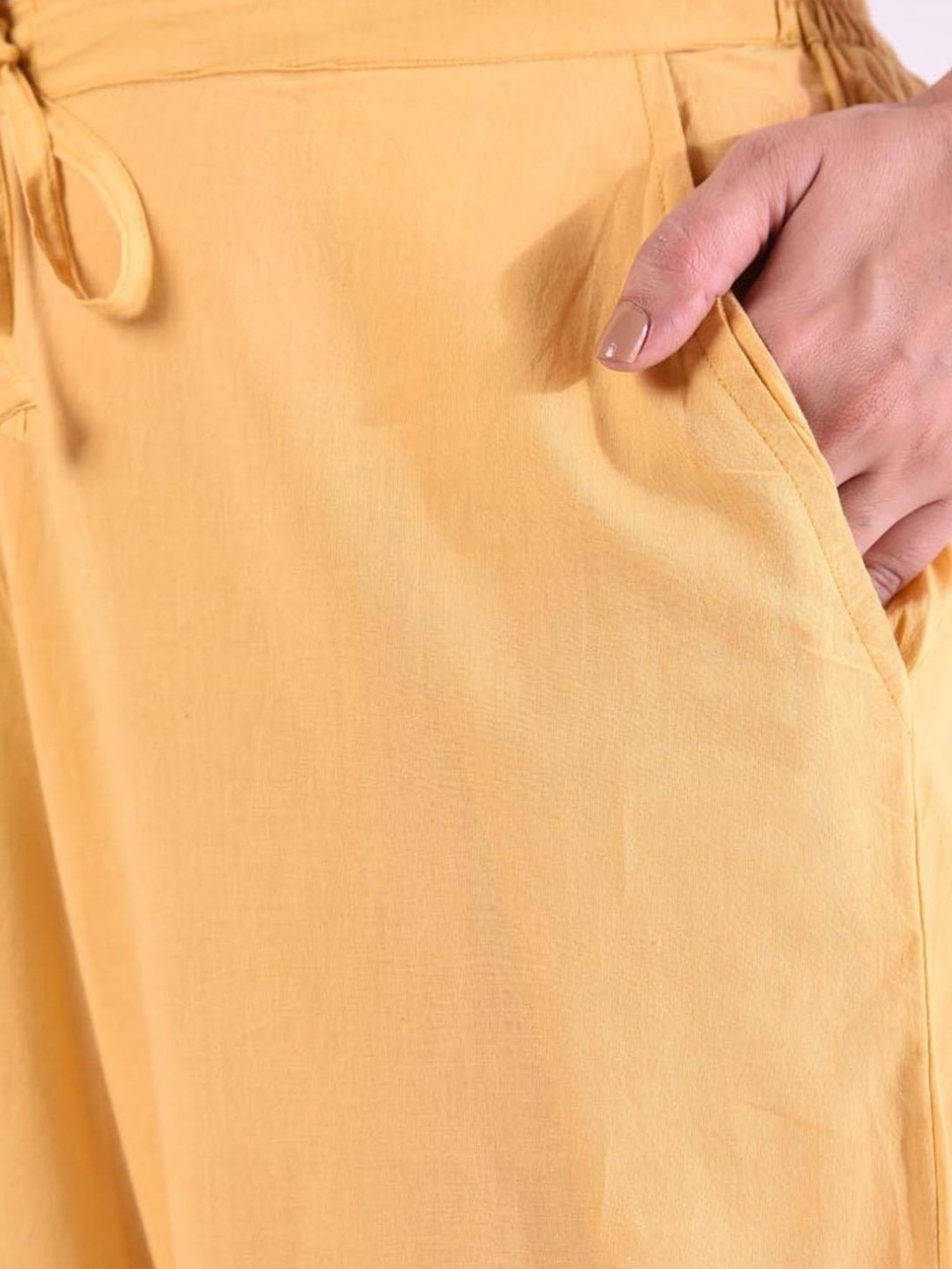 Prakriti Jaipur Yellow Daisy Pants