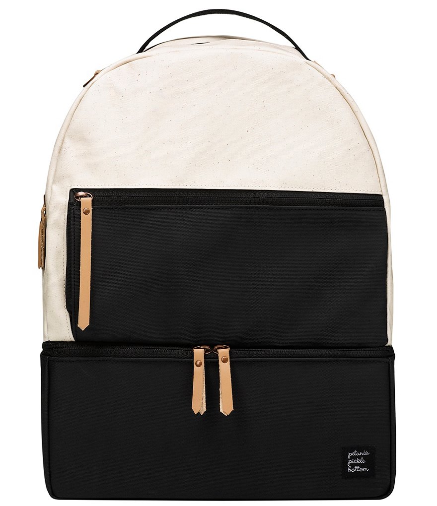 Petunia Pickle Bottom Colorblock Axis Canvas Backpack Diaper Bag