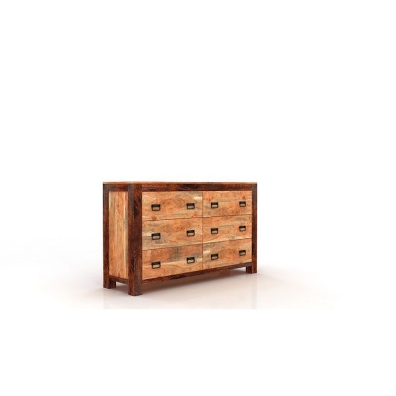 Ajmer 6 Drawer Chest Natural - Timbergirl