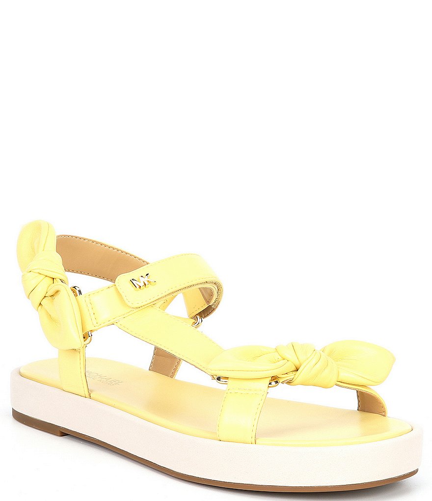 MICHAEL Michael Kors Phoebe Flatform Bow Detail Sandals