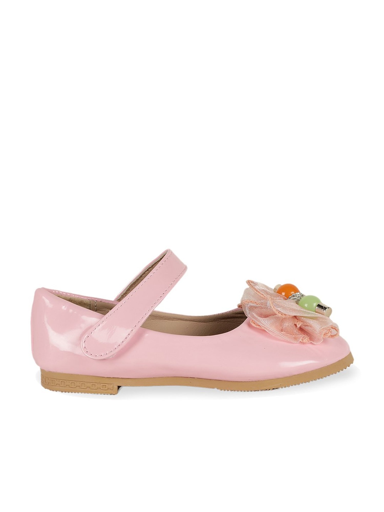 Passion Petals Kids Pink Mary Jane Shoes