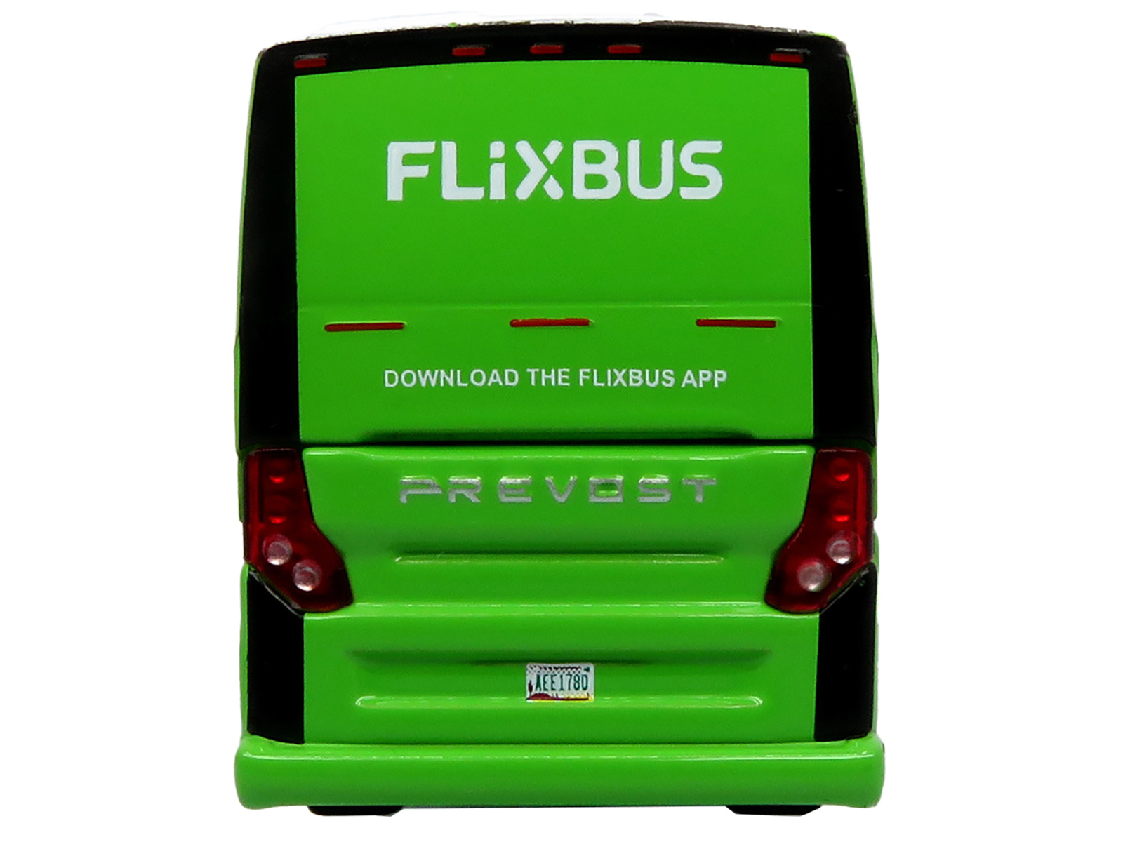 Prevost H3-45 Coach Bus "FlixBus" Green Limited Edition 1/87 (HO) Diecast Model by Iconic Replicas