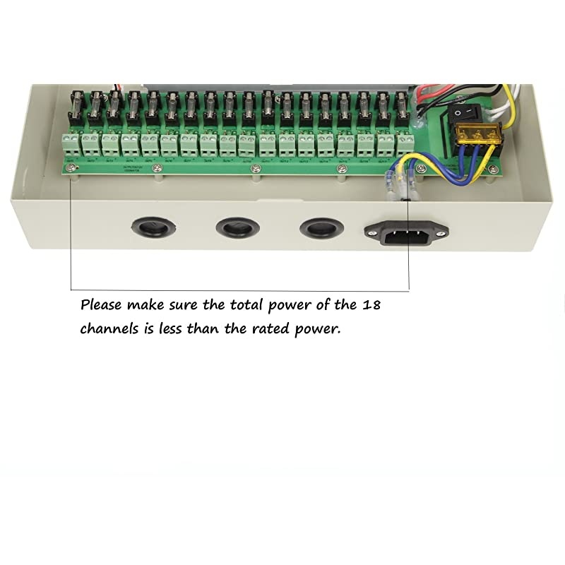 18ch 5V 60A DC Universal Regulated Switching Power Supply for CCTV Radio Computer Project Mode Converter