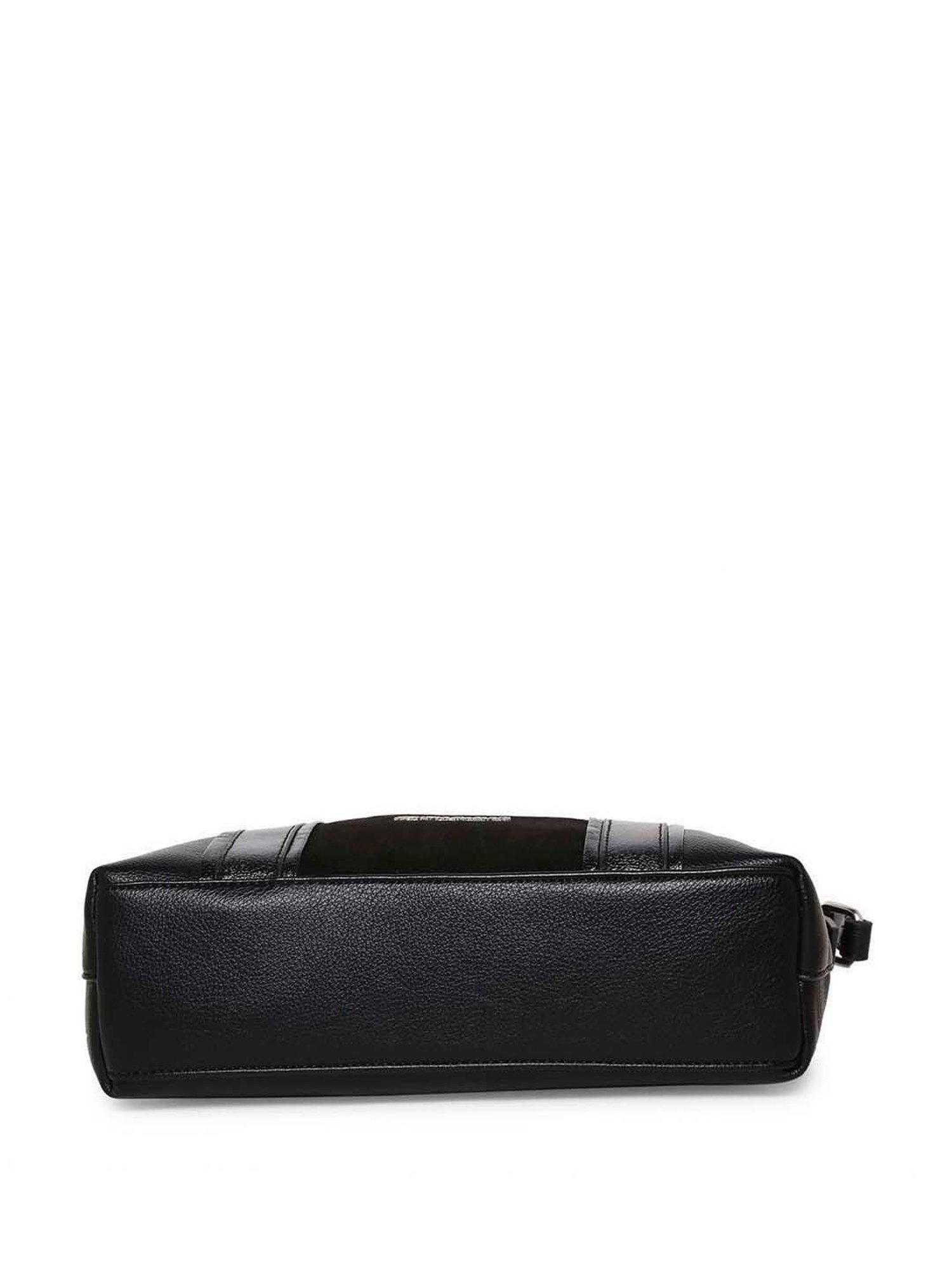 Marina Galanti Black Solid Medium Sling Handbag