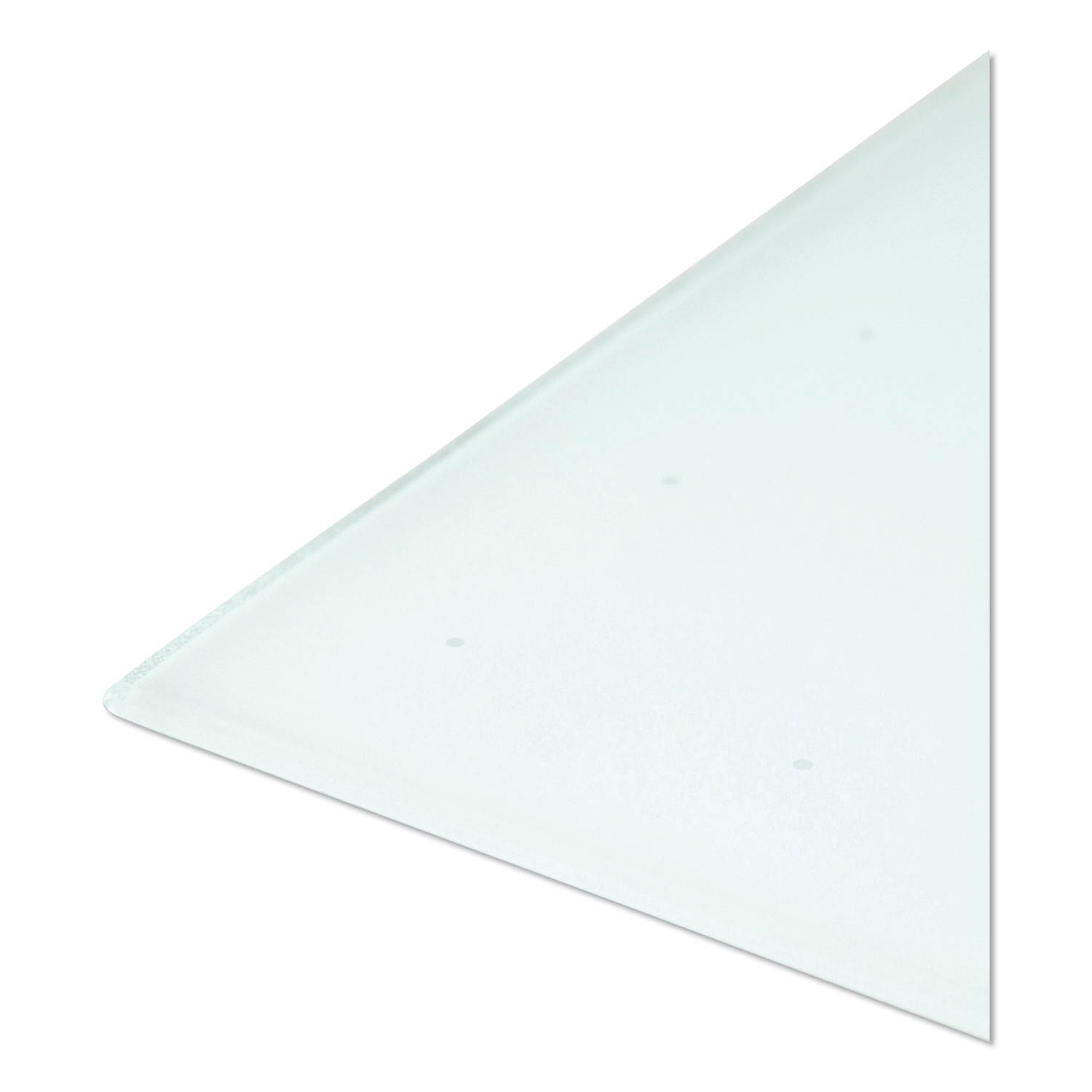 Floating Glass Ghost Grid Dry Erase Board, 48 x 36 Inches, White Frosted Surface, Frameless UBR2799U0001