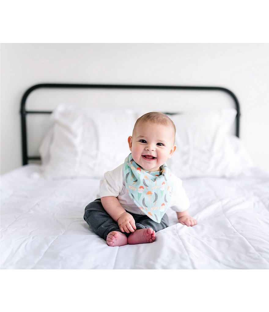 Copper Pearl Baby Boys Bruno Bandana Bibs 4-Pack