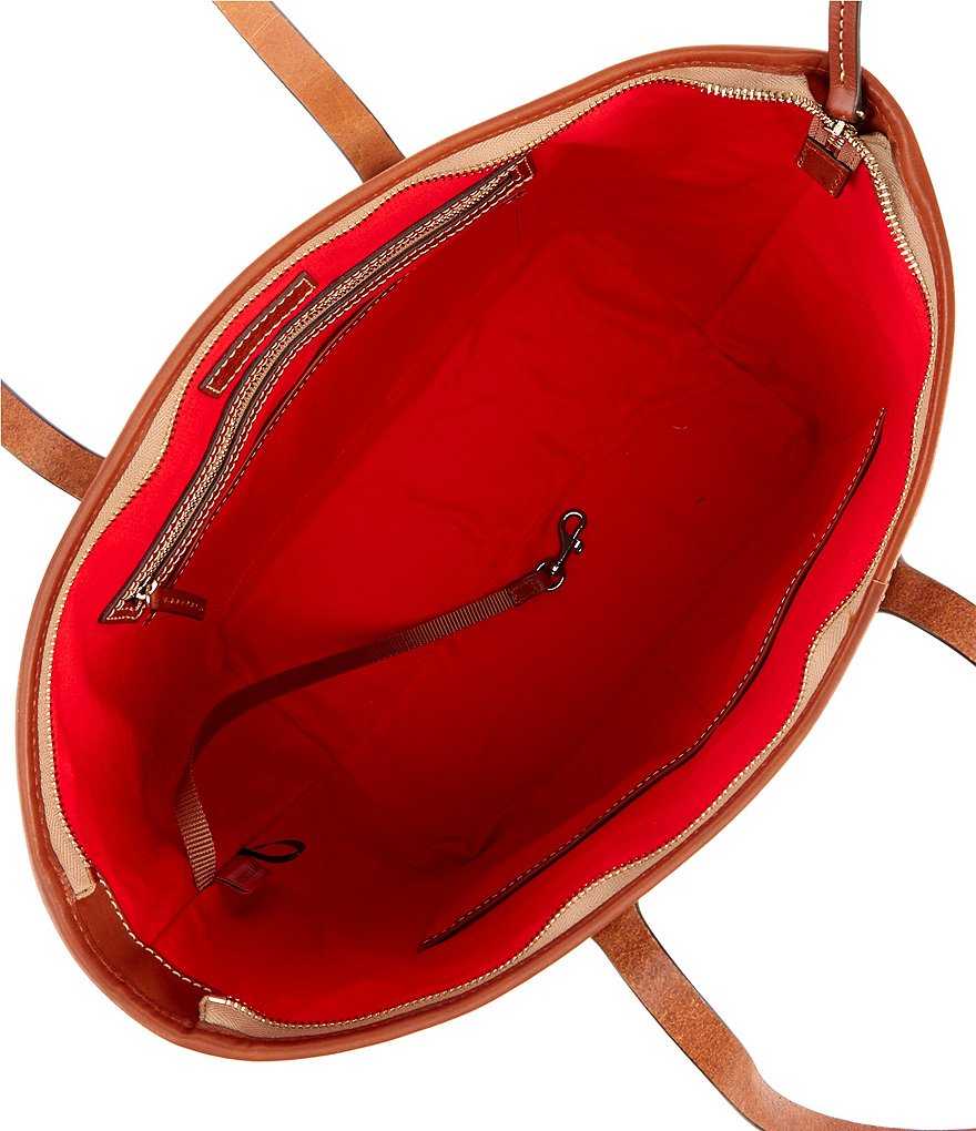 Dooney & Bourke Ostrich Collection Leather Tote Bag