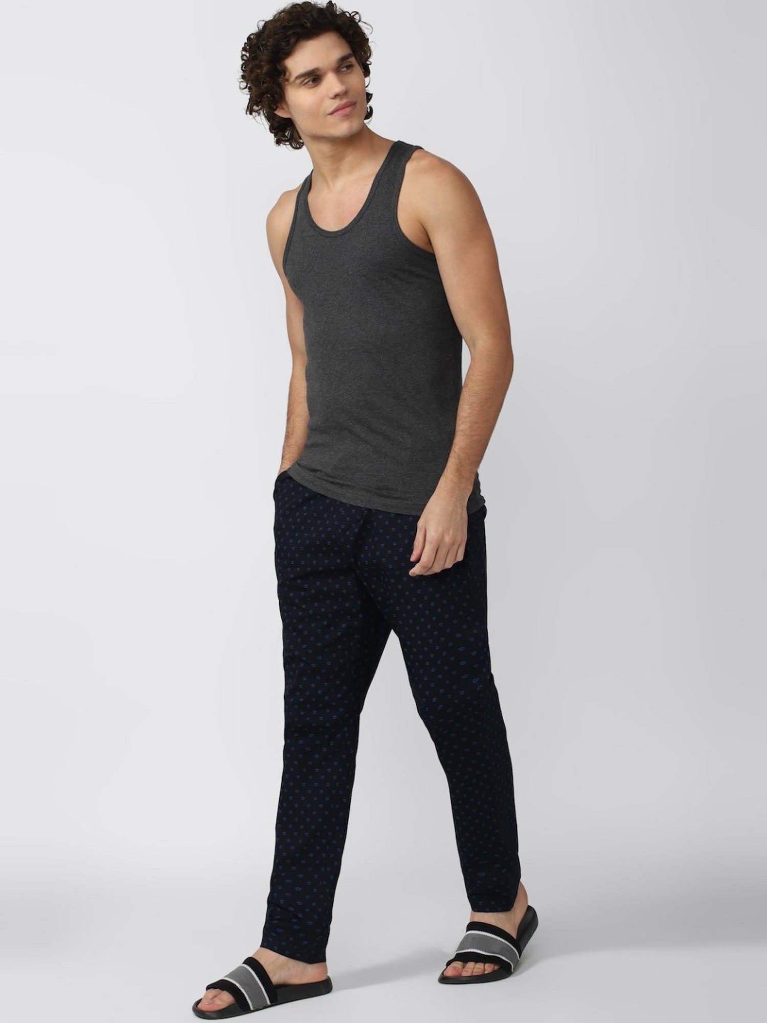 Bodycare Anthra Melange Regular Fit Thermal Top