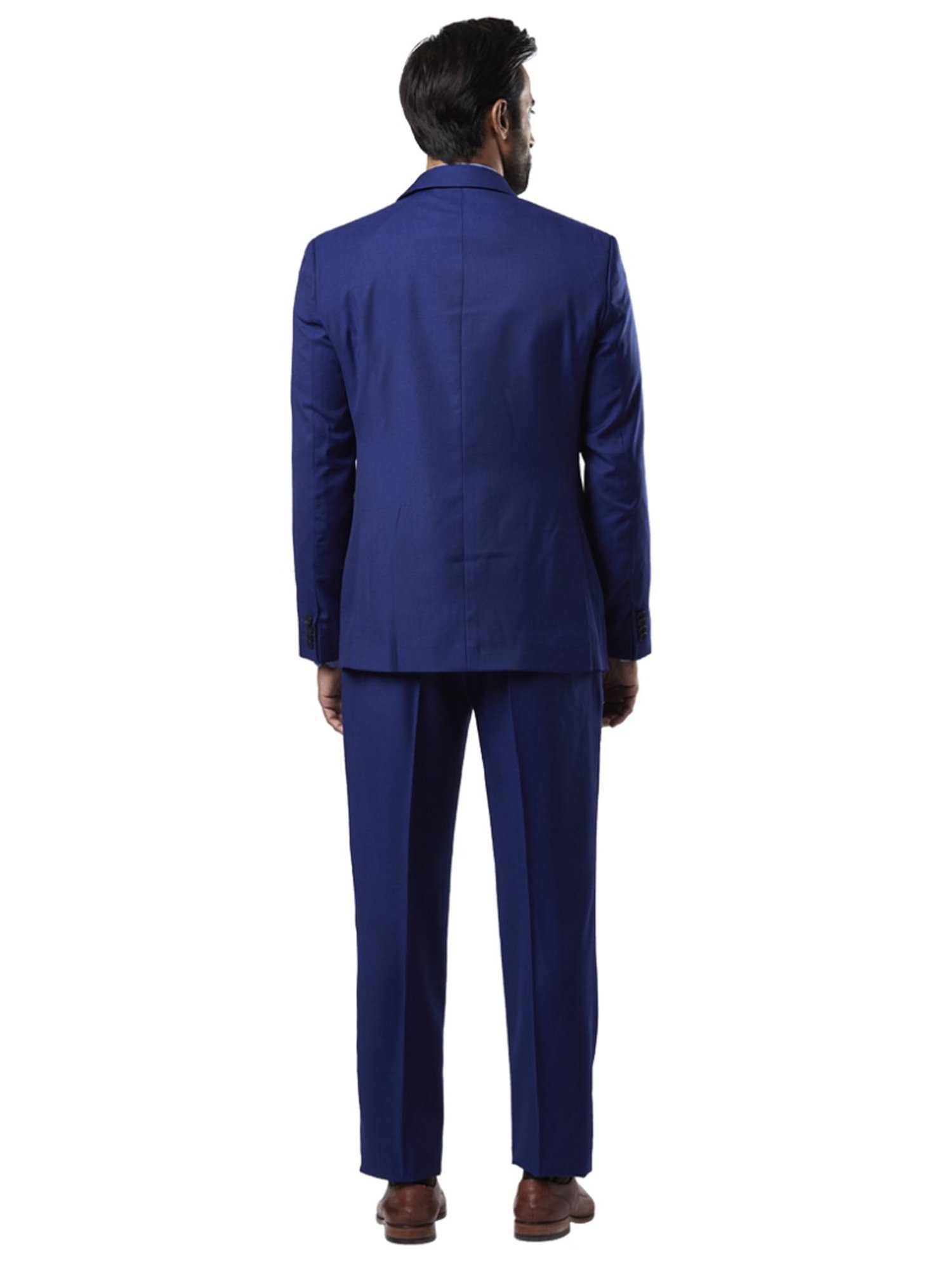 Raymond Blue  Regular Fit Two Piece Suit