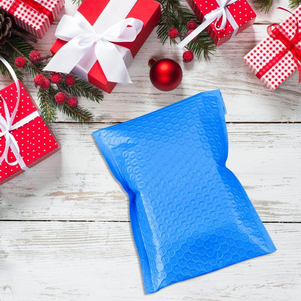 UCGOU #2 8.5x12 Blue Poly Bubble Mailers Padded Envelopes Self Seal Mailing Envelopes Pack of 25