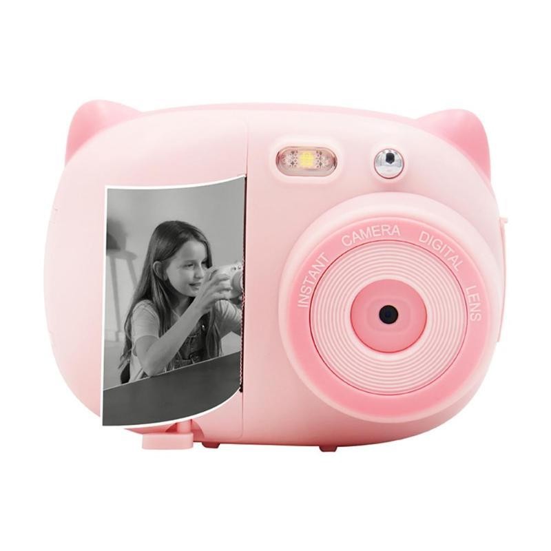 WiFi 1080P Children Mini Cute Digital Camera DIY Photo Printing Video Recorder Camcorder Kids Big Head Sticker