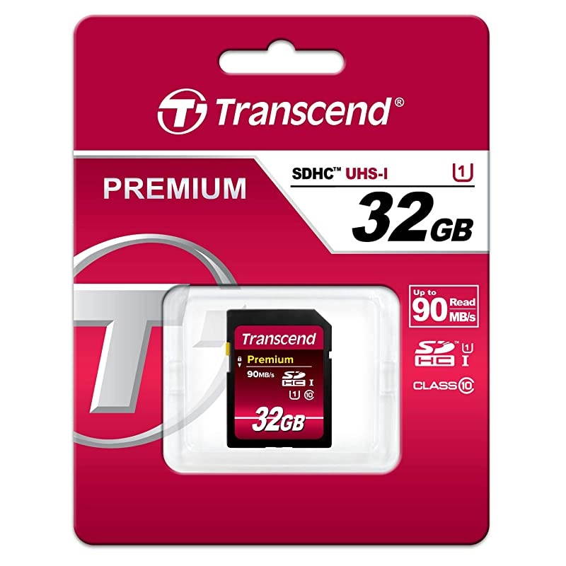 32GB SDHC Class 10 UHS1 Flash Memory Card Up to 60MBs TS32GSDU1