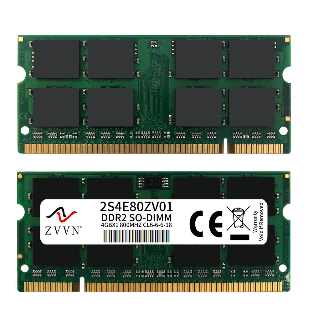 ZVVN 8GB Kit (2x 4GB) 200-Pin DDR2 SO-DIMM DDR2 800 (PC2 6400) Laptop Notebook Memory Model 2S4E80ZV02