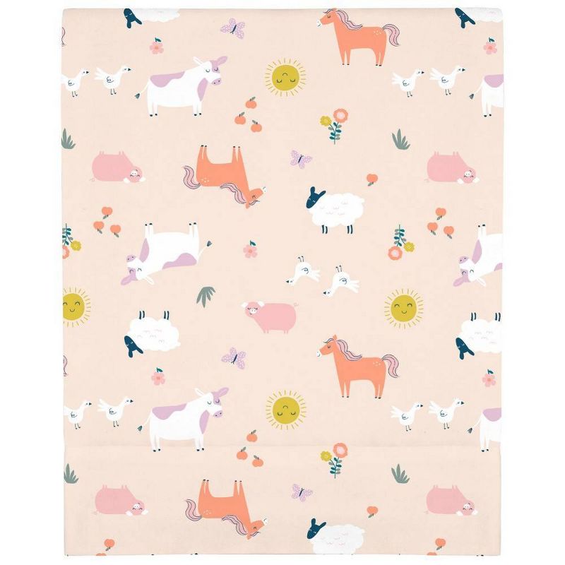 Carter's Sunny Farms Super Soft Mini Crib Fitted Sheet