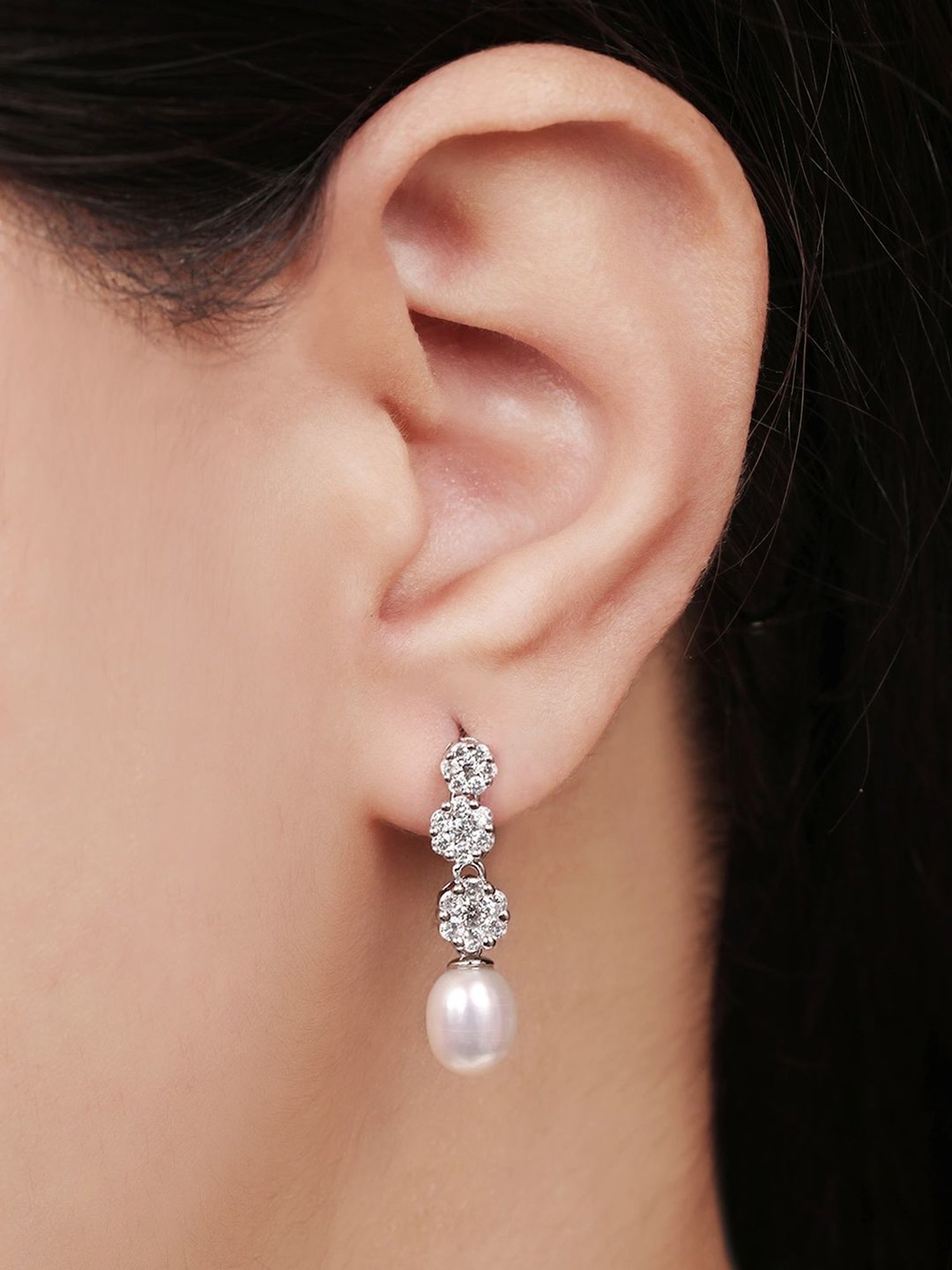 Zavya 92.5 Sterling Silver Earrings