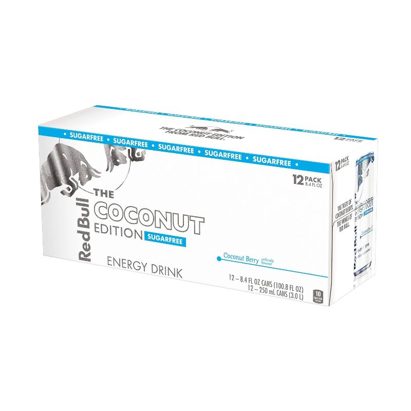 Red Bull Coconut Edition Sugarfree Energy Drink - 12pk/8.4 fl oz Cans