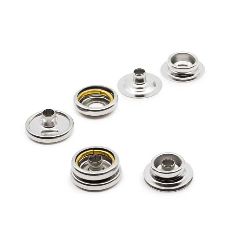 Dritz 60ct Snaps Heavy Duty Tools Nickel