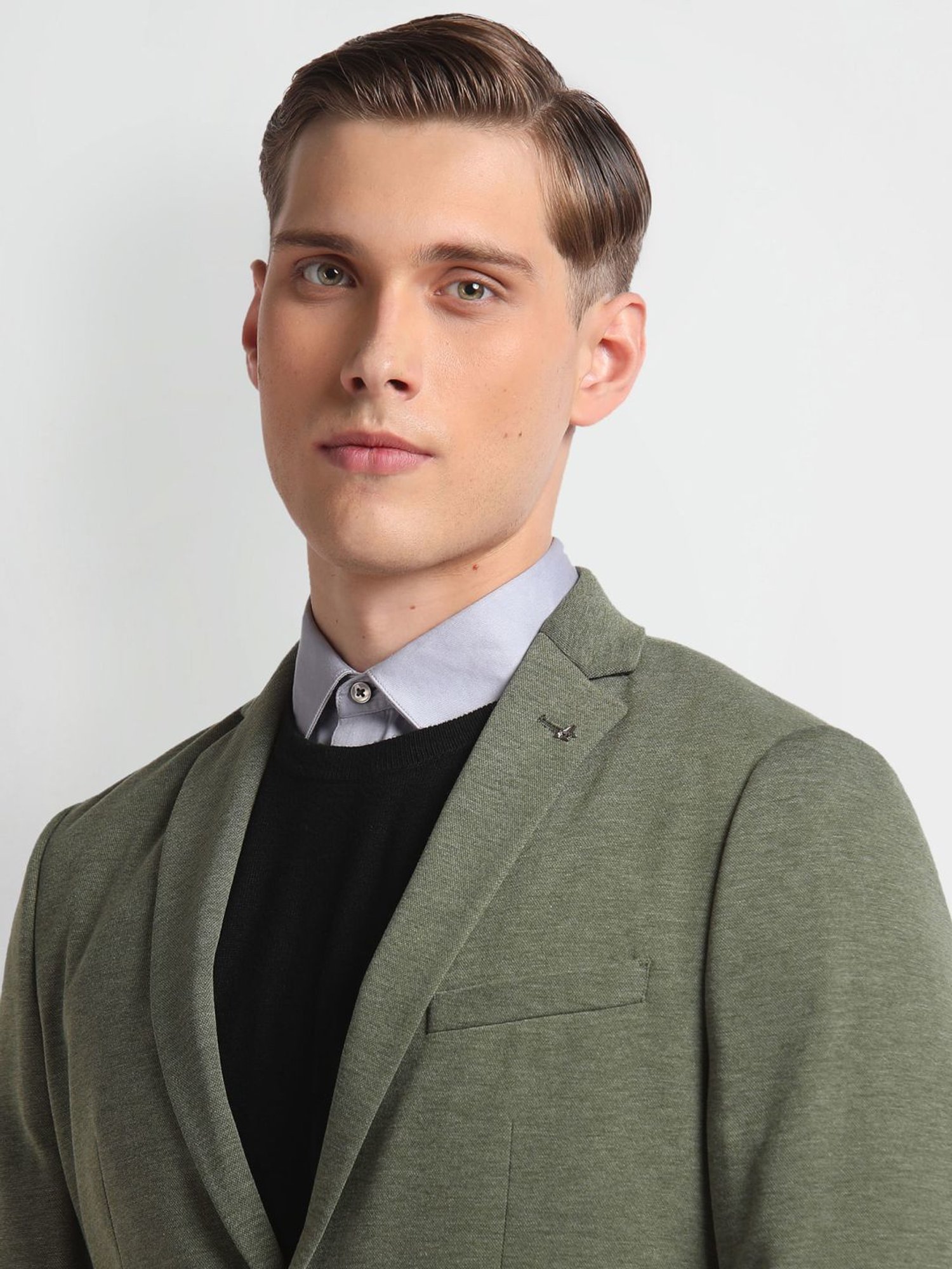 Arrow Green Slim Fit Blazer