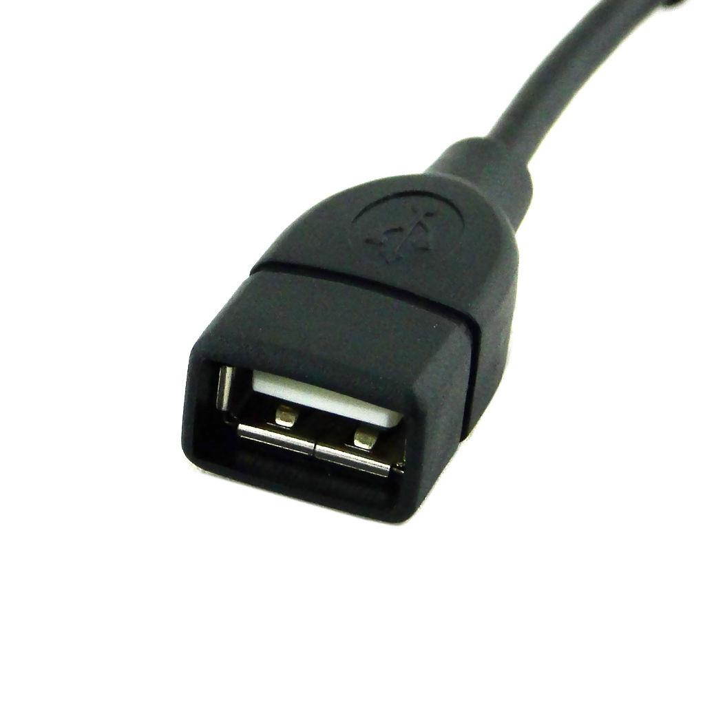 Right Angled 90 Degree USB 2.0 Male to Female Extension Data Cable 0.2m