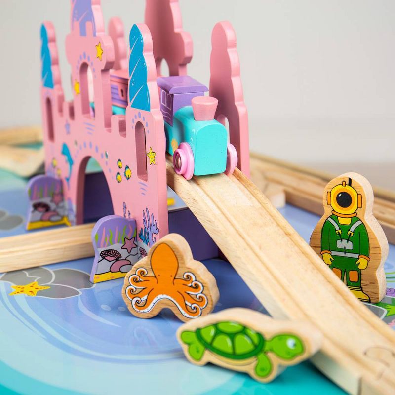 Bigjigs Rail Mermaid Train Table