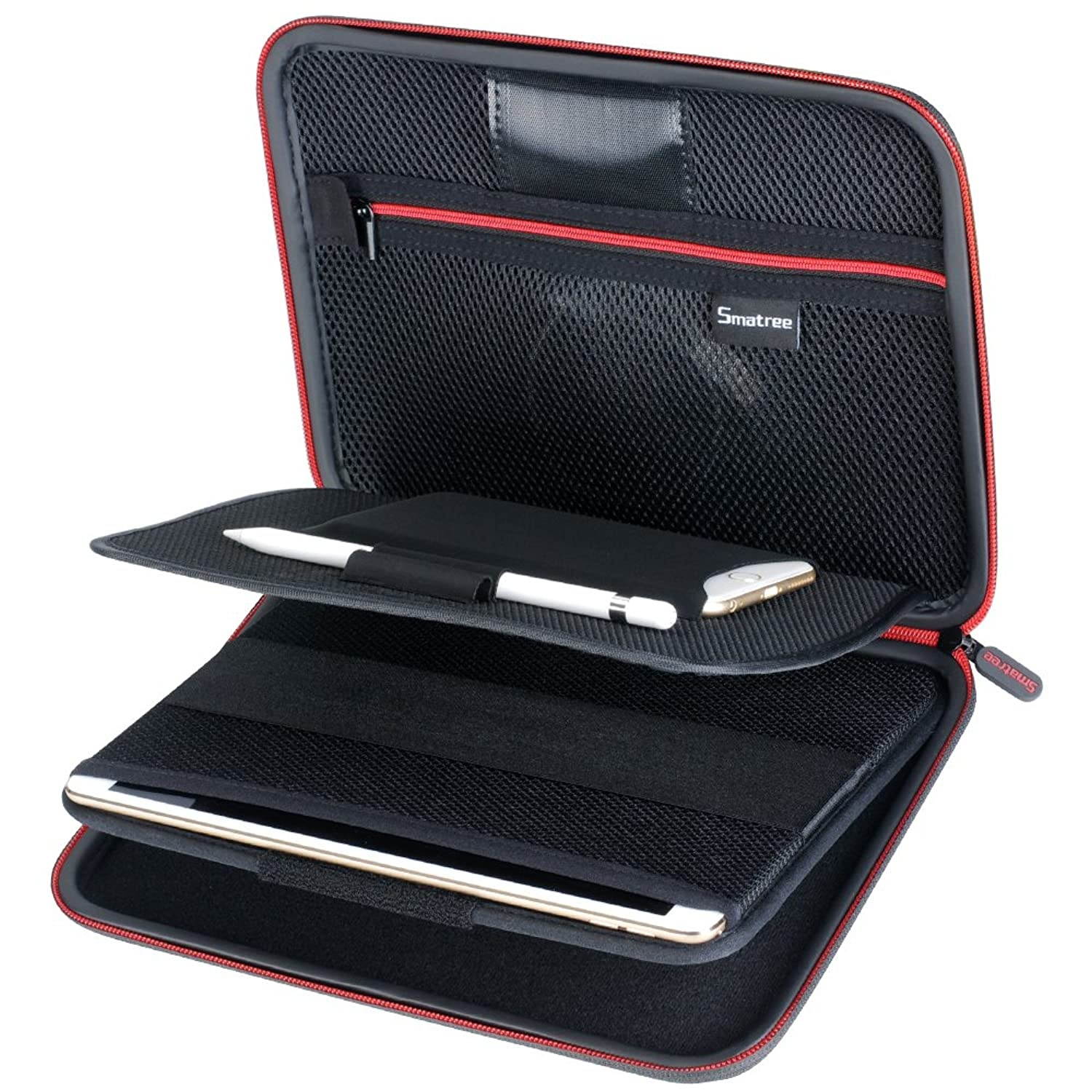 Smatree Carry Case for iPad Pro 10.5 Inch with Pencil Holder, Protective Hard Briefcase for iPad Pro 10.5 Inch/Apple Pencil/iPhone