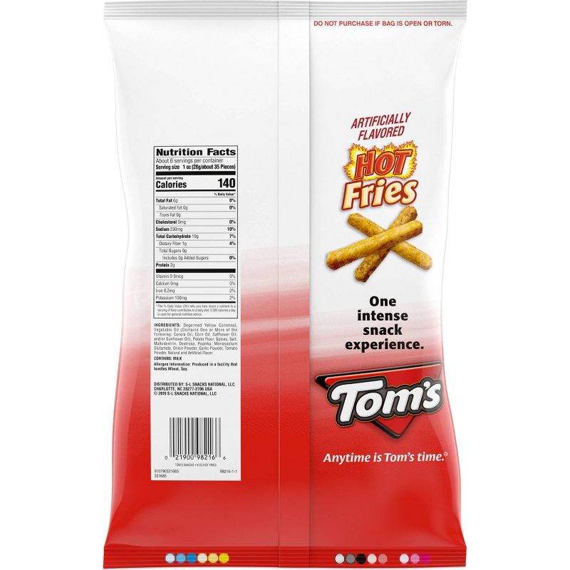 Tom'sCorn & Potato Hot Fries - 6oz