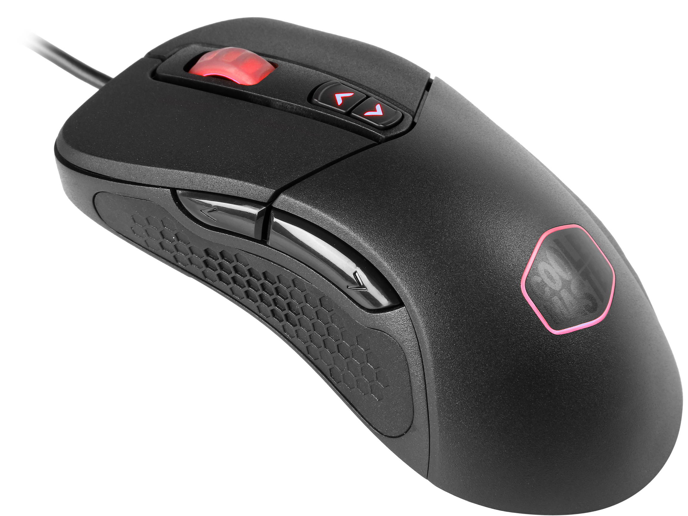 Cooler Master MasterMouse MM530 Ergonomic Gaming Mouse with Precision 12000 DPI Sensor and Durable PBT Buttons w/ Omron Switches