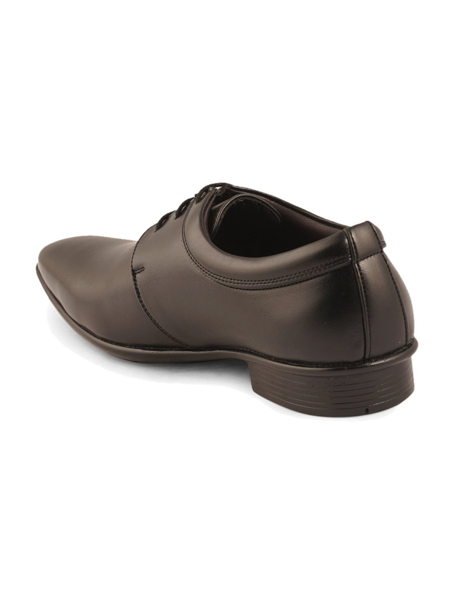 ID Men's Black Derby Shoes