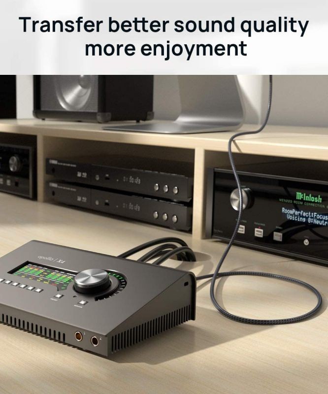 FVH Thunderbolt 2 Port Male to Male Video Data Cable for MacBook & SSD & Displays TB-004-WH