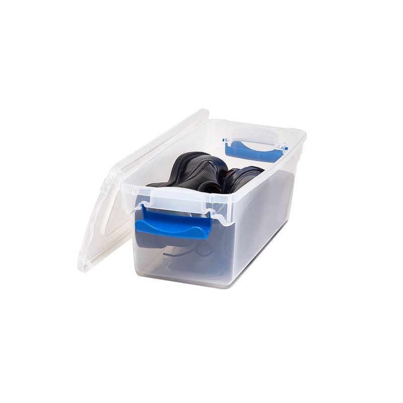 5pk 7.5qt Modular Latching Clear Storage - Homz