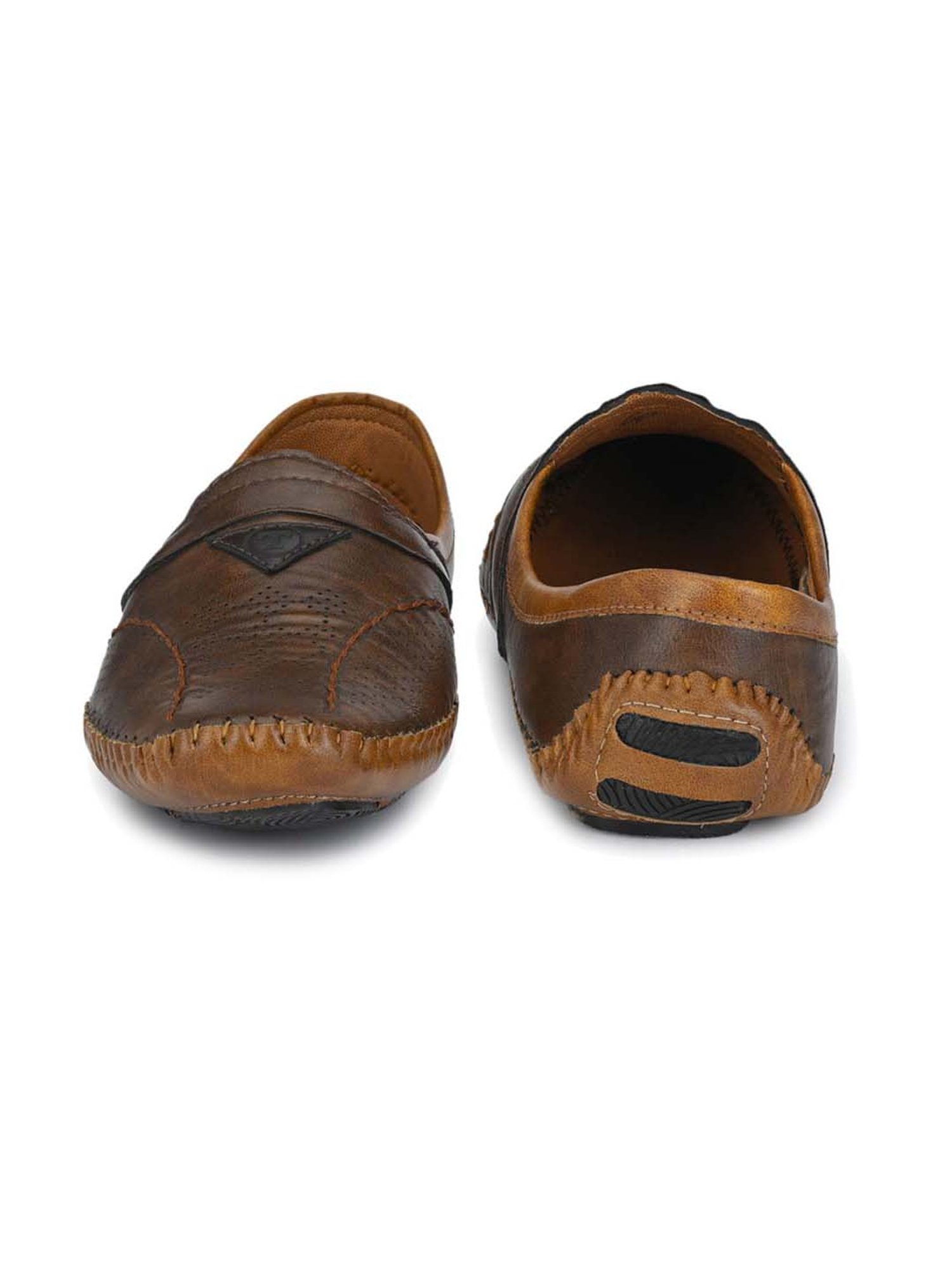 Walkstyle by El Paso Men's Brown Casual Slip-Ons