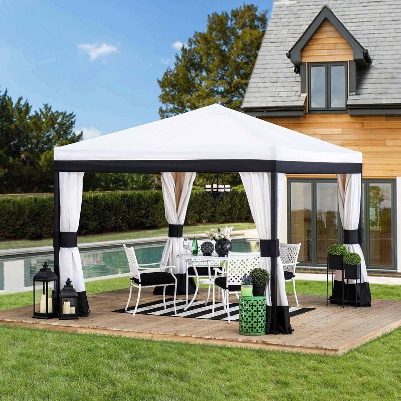 Kupperswick 10' X 10' Steel Frame Backyard Vented Gazebo - Sunjoy