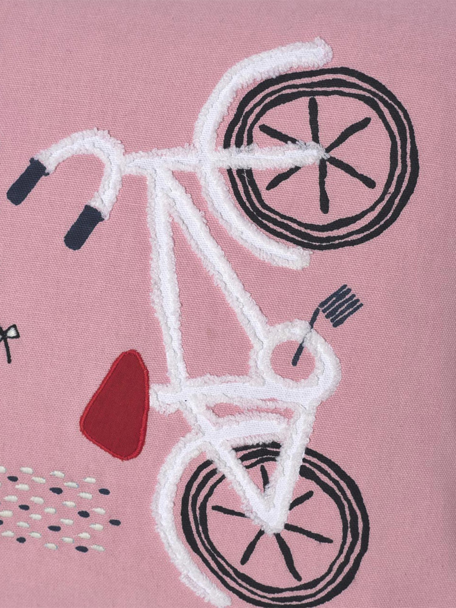 Fabindia Home Bon Voyage Multicolor Cotton Cushion Cover