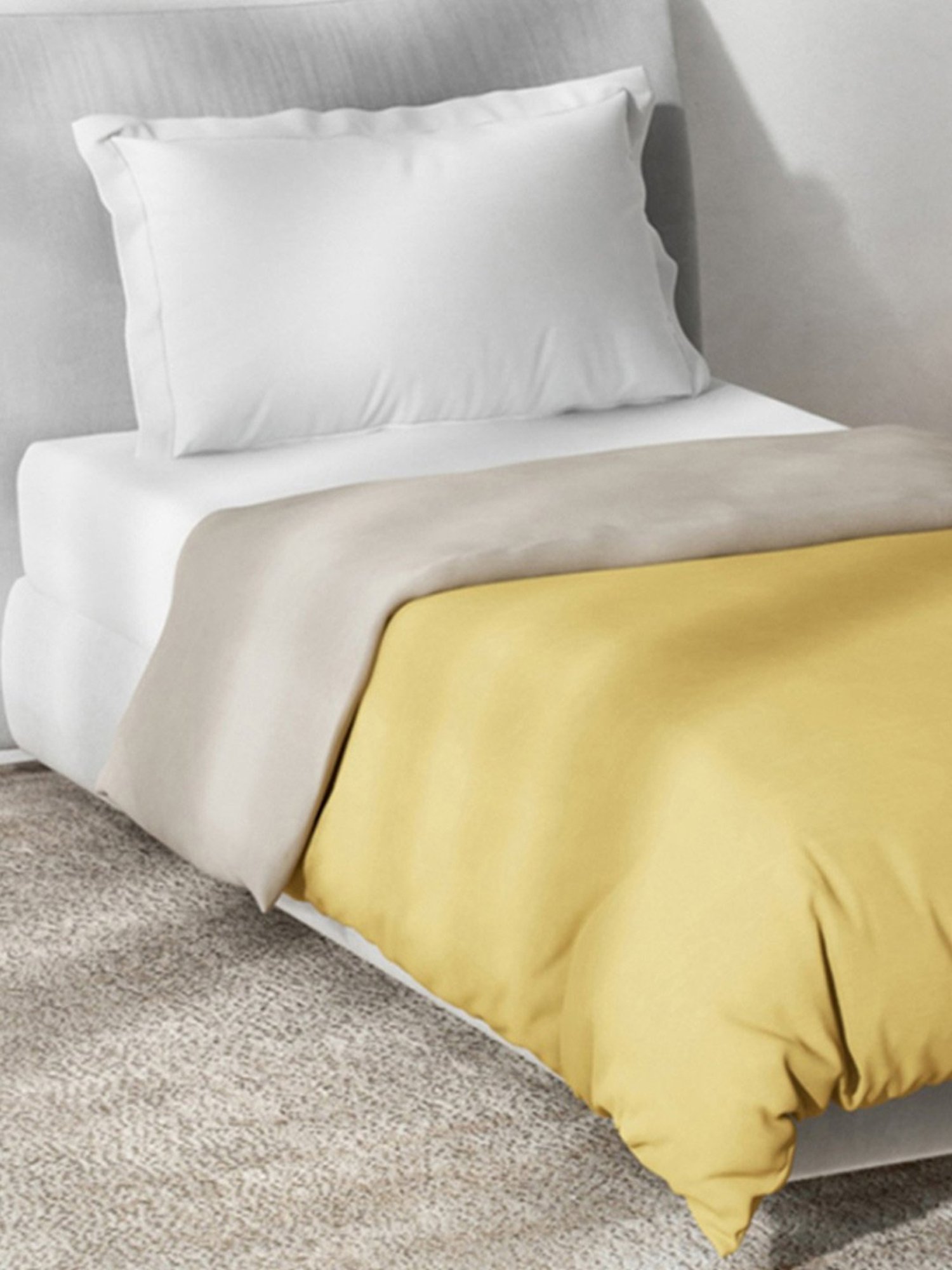 Maspar Vincent Green & Blue Cotton 120 TC Reversible Quilt - Set of 1