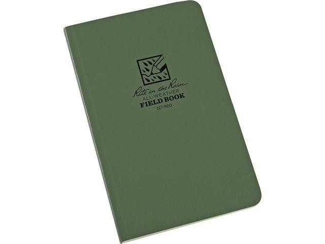 RITE IN THE RAIN 980 Field Book,Universal,4-5/8 x 7-1/4In.