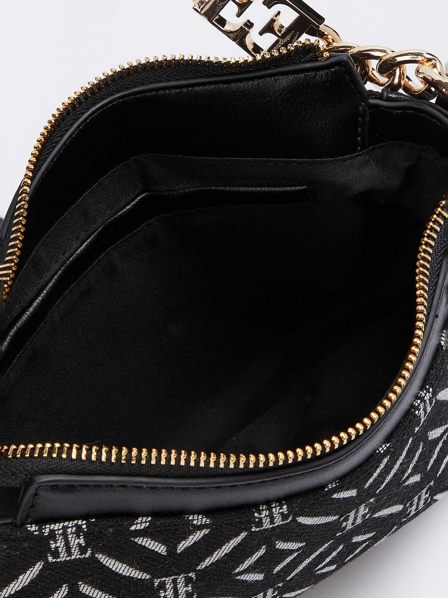 Elle Black & White Printed Sling Handbag