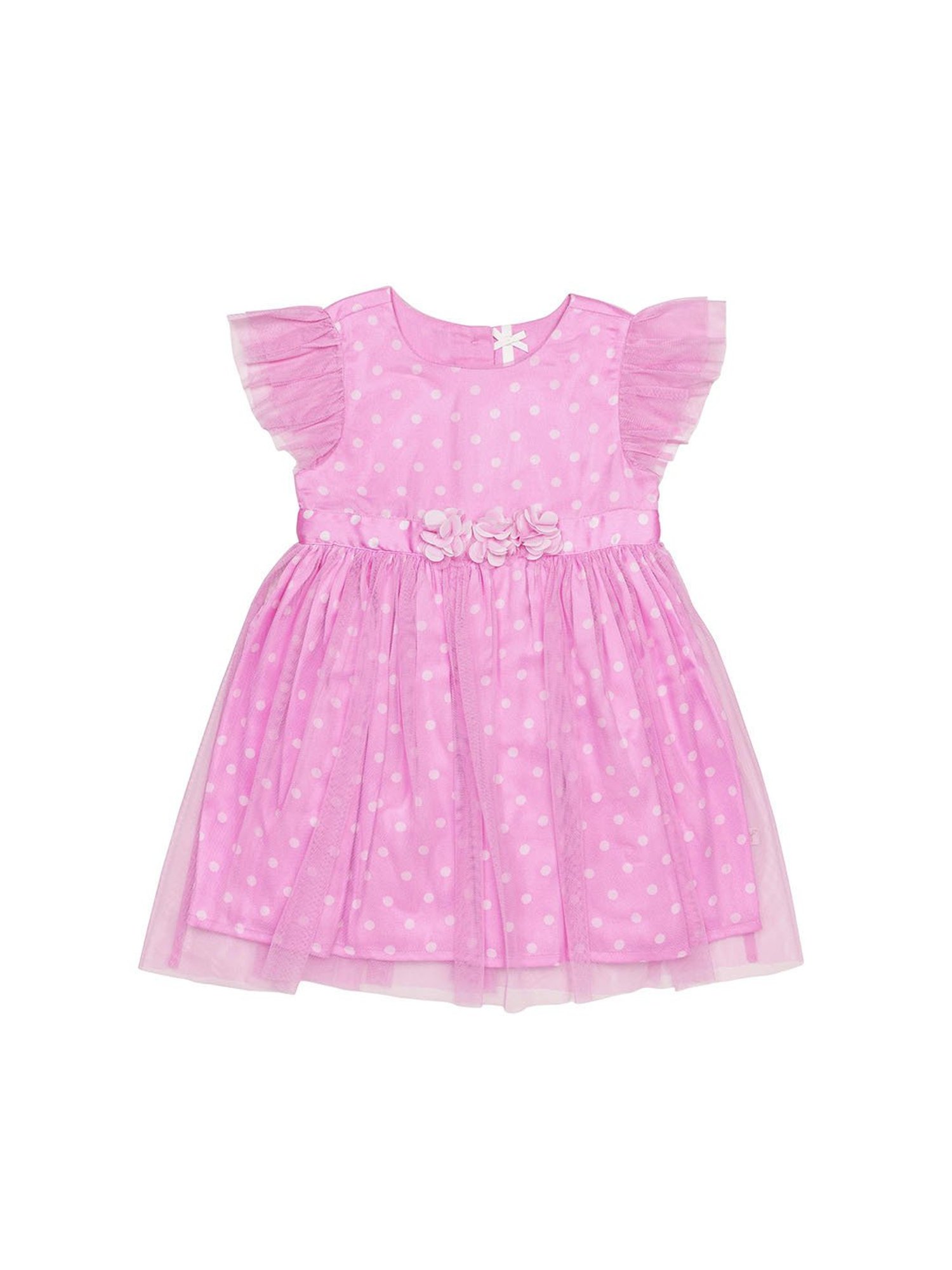 Pink Chick Kids Navy Solid Party Gowns